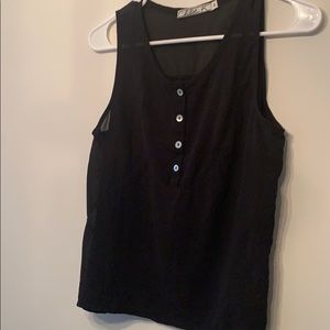 Sheer black tank